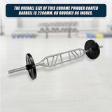 Olympic Swiss Bar Specialty Barbell - Low Angle