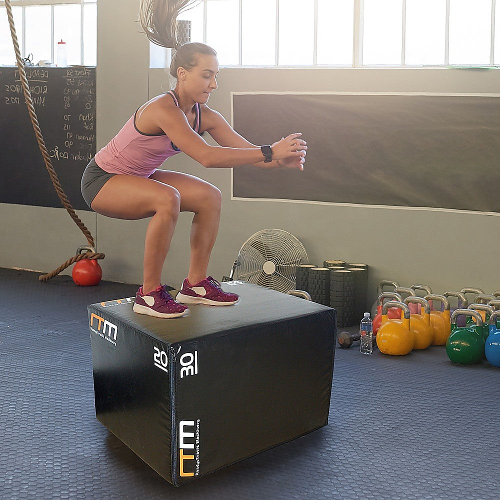 3 IN 1 Foam Plyo Games Plyometric Jump Box