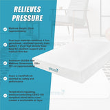 Palermo Queen 25cm Gel Memory Foam Mattress - Dual-Layered - CertiPUR-US Certified