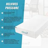 Palermo Single 25cm Gel Memory Foam Mattress - Dual-Layered - CertiPUR-US Certified