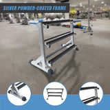 3 Tier Dumbbell Rack for Dumbbell Weights Storage - Rear View