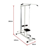 Home Fitness Multi Gym Lat Pull Down Workout Machine Bench Exercise - Extra Image