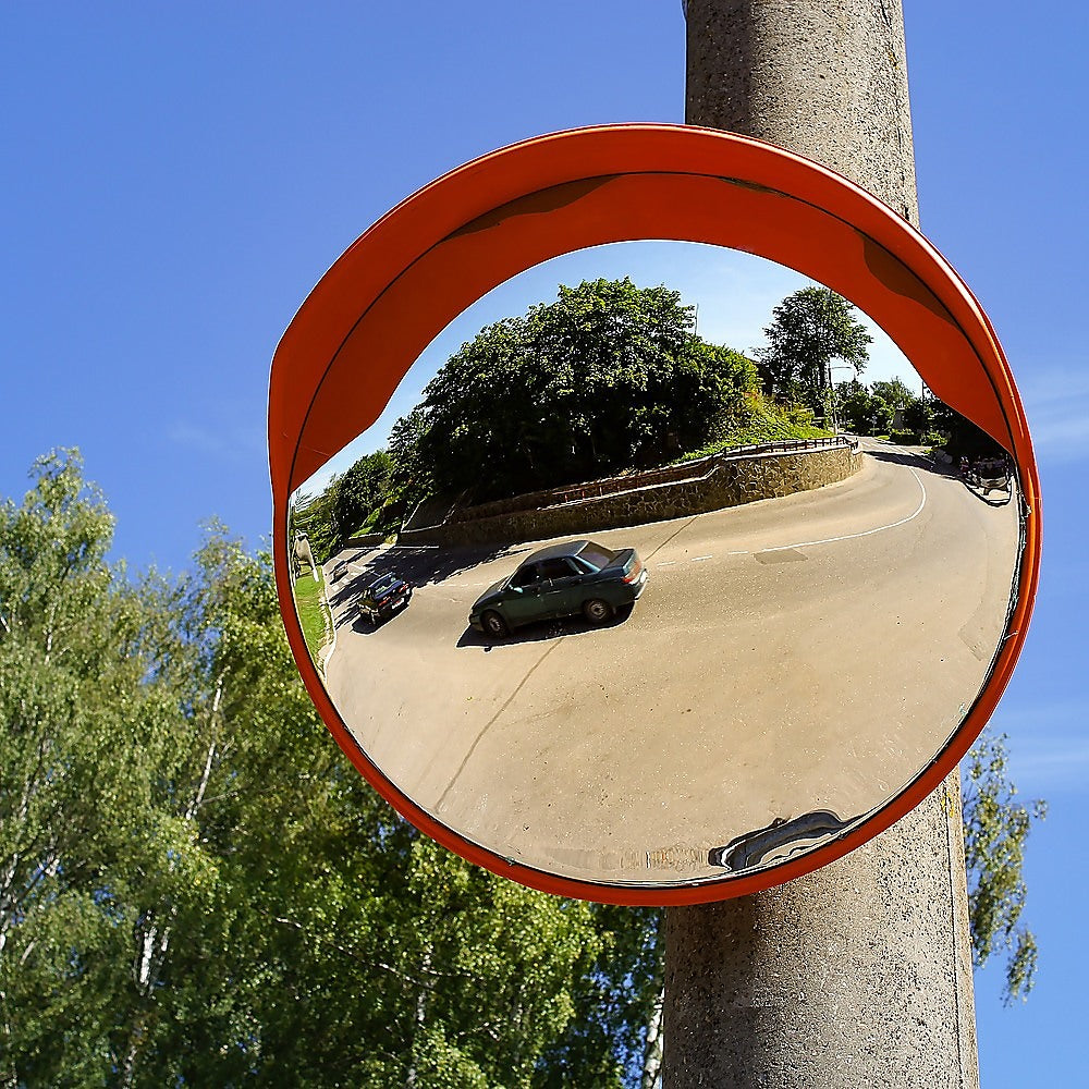 60cm Round Convex Mirror Blind Spot Safety Traffic Driveway Shop Wide Angle