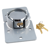 Van Door Lock With Brackets - Heavy Duty Security Vehicle Hasp Padlock