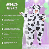 Cow Fancy Dress Fan Inflatable Costume Suit - Extra Image