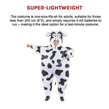 Cow Fancy Dress Fan Inflatable Costume Suit - Extra Image