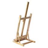 Tabletop Easel Wood Studio H-Frame Artist Art Display Painting Shop Tripod Stand Wedding