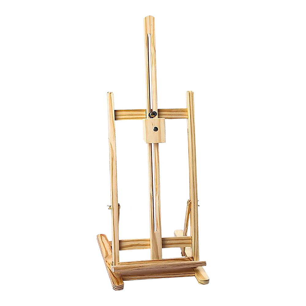 Tabletop Easel Wood Studio H-Frame Artist Art Display Painting Shop Tripod Stand Wedding