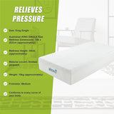 Palermo King Single Mattress 30cm Memory Foam Green Tea Infused CertiPUR Approved