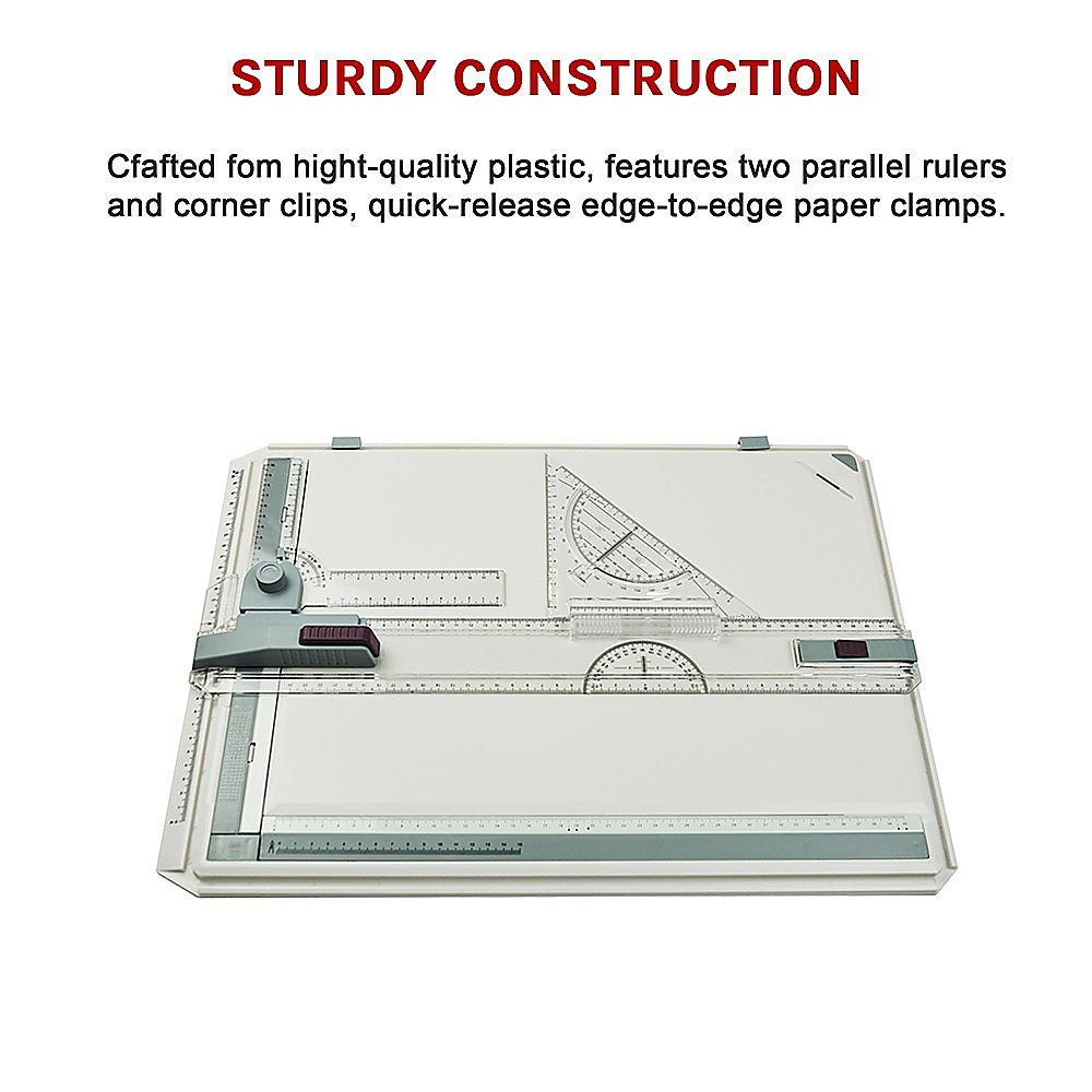 A3 Drawing Board Table with Parallel Motion and Adjustable Angle Drafting