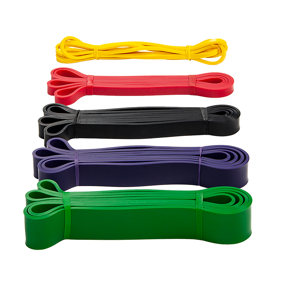 Resistance Band Loop Set of 5 Heavy Duty Gym Yoga Workout