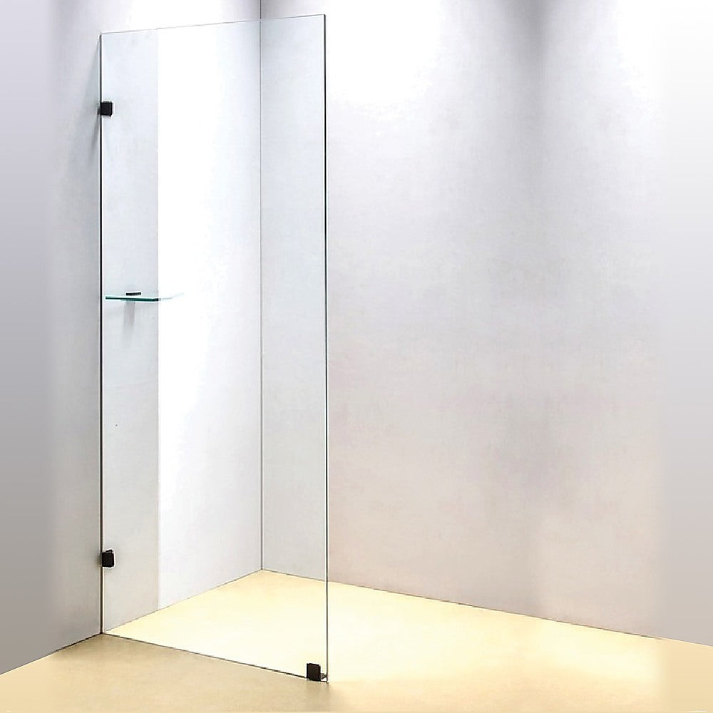 800 x 2000mm Frameless 10mm Safety Glass Shower Screen