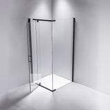 Shower Screen 1000x1000x1900mm Framed Safety Glass Pivot Door By Della Francesca