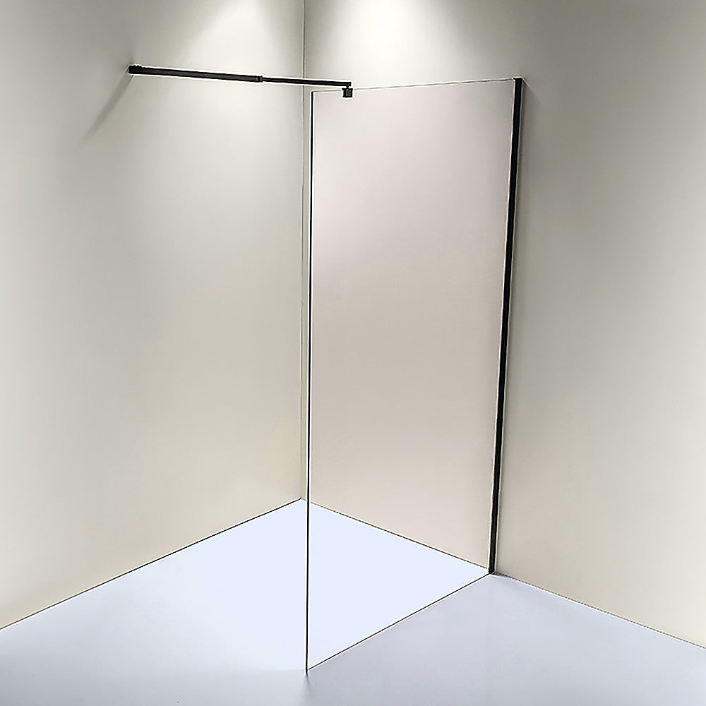 1000 x 2100mm Frameless 10mm Safety Glass Shower Screen