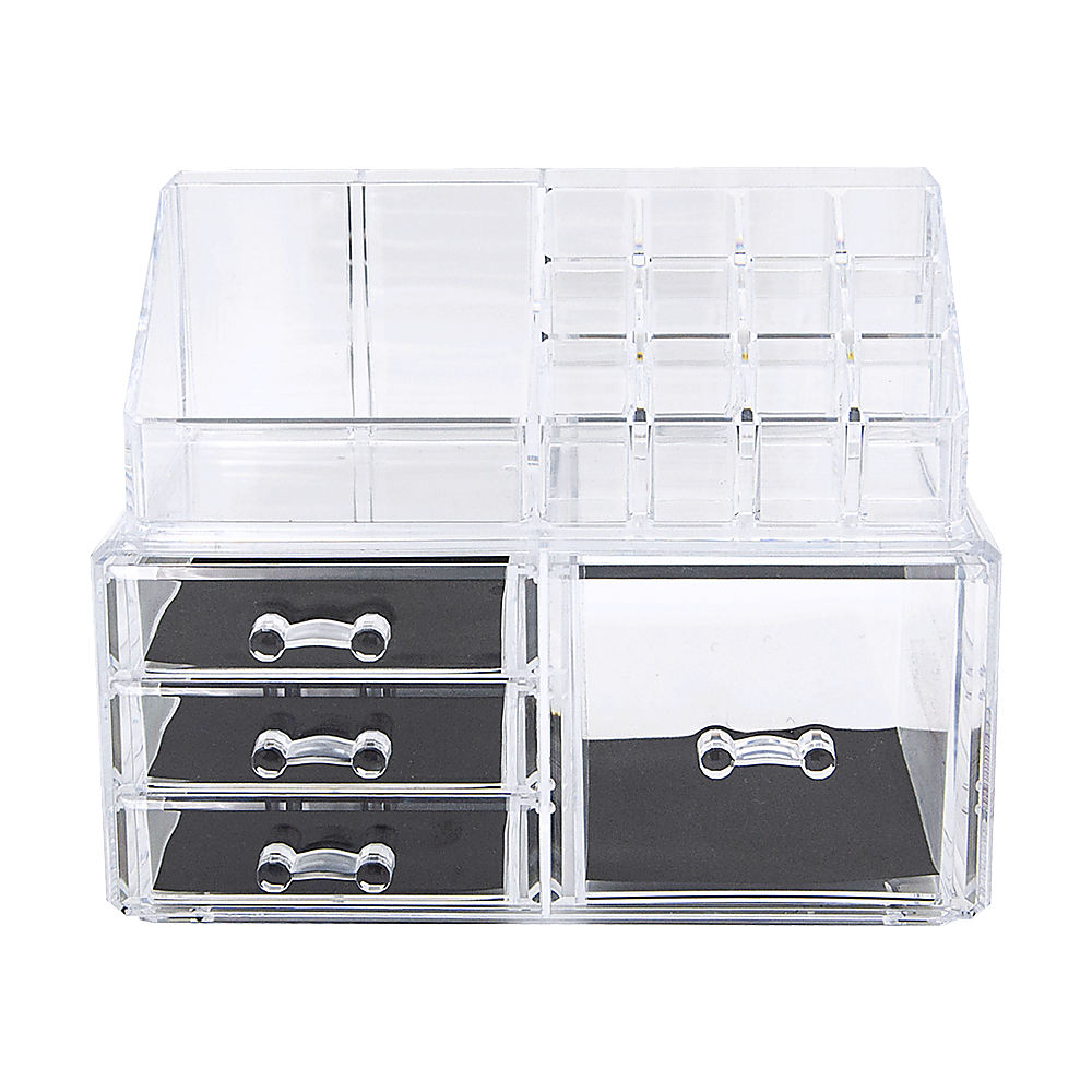 11 Drawers Clear Acrylic Tower Organiser Cosmetic jewellery Luxury Storage Cabinet