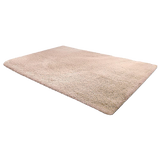 230x200cm Floor Rugs Large Shaggy Rug Area Carpet Bedroom Living Room Mat - Beige