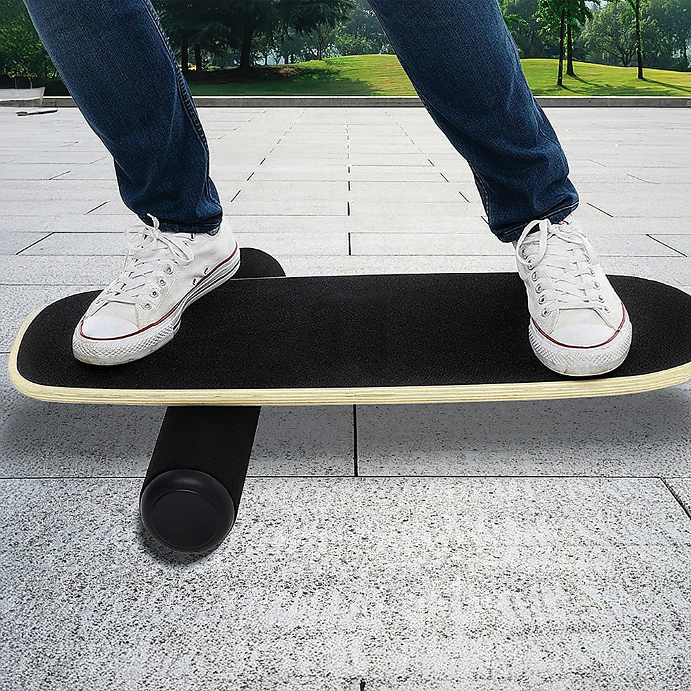 Balance Board Trainer with Stopper Wobble Roller