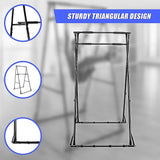 Pull-up Bar Free Standing Pull up Stand Sturdy Frame Indoor Pull Ups Machine - Top-Down View