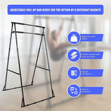 Pull-up Bar Free Standing Pull up Stand Sturdy Frame Indoor Pull Ups Machine - Low Angle