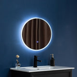 60cm LED Wall Mirror Bathroom Mirrors Light Decor Round