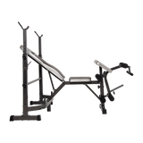 Multi Station Home Gym Weight Bench Press Leg Equipment Set Fitness Exercise - Top-Down View