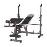 Multi Station Home Gym Weight Bench Press Leg Equipment Set Fitness Exercise - 45-Degree Angle