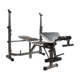 Multi Station Home Gym Weight Bench Press Leg Equipment Set Fitness Exercise - Low Angle