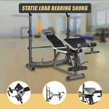 Multi Station Home Gym Weight Bench Press Leg Equipment Set Fitness Exercise - Extra Image