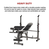 Multi Station Home Gym Weight Bench Press Leg Equipment Set Fitness Exercise - Extra Image