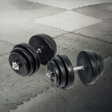 40KG Dumbbell Adjustable Weight Set - 45-Degree Angle