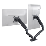 Dual Screen Gas-strut Monitor Stand Mount Desktop Bracket for LED/LC