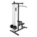 Lat PullDown Low Row Fitness Machine - Top-Down View