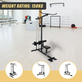 Lat PullDown Low Row Fitness Machine - Rear View