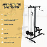 Lat PullDown Low Row Fitness Machine - Low Angle