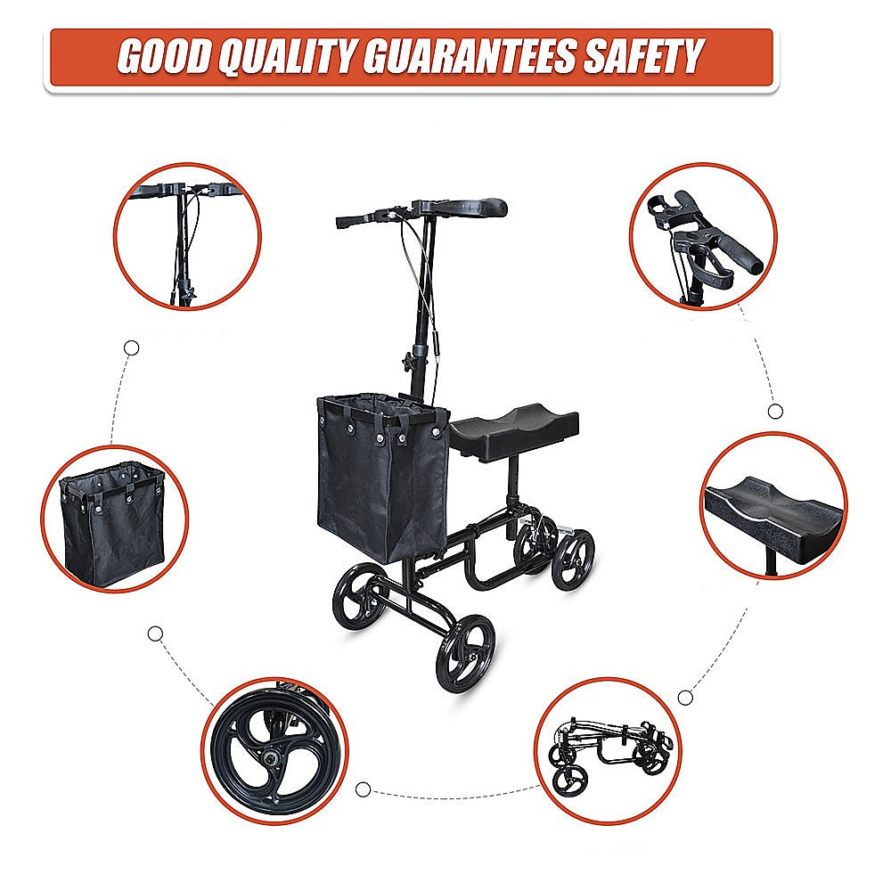 Knee Walker Scooter Mobility Alternative Crutches Wheelchair Portable