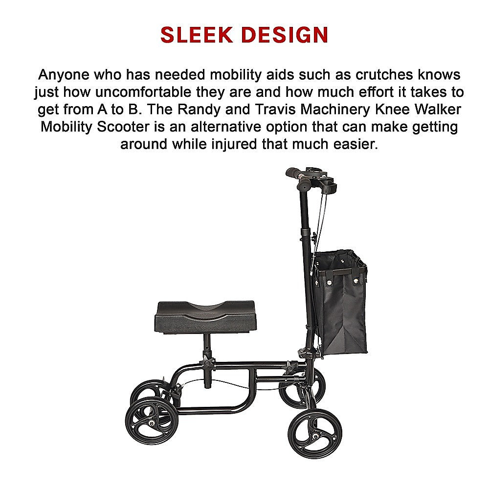 Knee Walker Scooter Mobility Alternative Crutches Wheelchair Portable