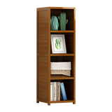 Bamboo Shelf Bookcase Display Storage Rack Stand Livingroom Bedroom