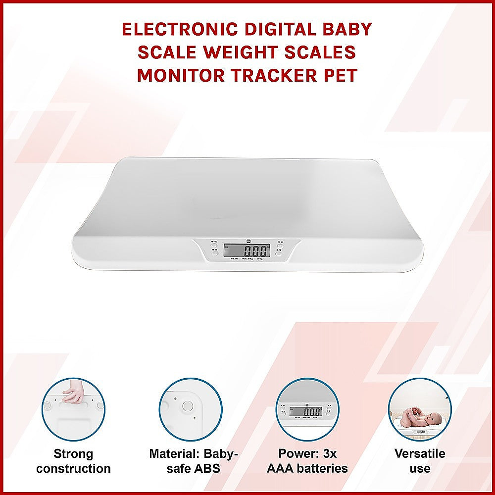 Electronic Digital Baby Scale Weight Scales Monitor Tracker Pet