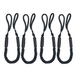 4 Pack Marine Bungee Dock Line Boat Mooring Rope Anchor Cord Stretch