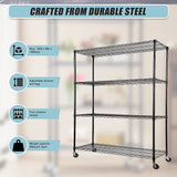 Modular Wire Storage Shelf 1200 x 450 x 1800mm Steel Shelving