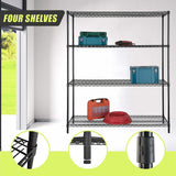 Modular Wire Storage Shelf 1500 x 600 x 1800mm Steel Shelving