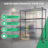 Modular Wire Storage Shelf 1500 x 600 x 1800mm Steel Shelving