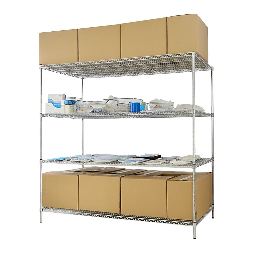 Modular Wire Storage Shelf 900 x 350 x 1800mm Steel Shelving