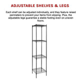 Modular Wire Storage Shelf 450 x 450 x 1800mm Steel Shelving