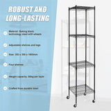 Modular Wire Storage Shelf 350 x 350 x 1800mm Steel Shelving