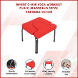 Invert Chair Yoga Workout Chair Headstand Stool Exercise Bench