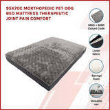 95x70cm Orthopedic Pet Dog Bed Mattress Therapeutic Joint Pain Comfort