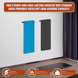 Wall Yoga Mat Gym Storage Rack Gymnastics