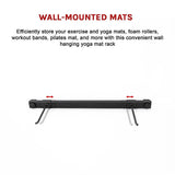 Wall Yoga Mat Gym Storage Rack Gymnastics