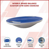 Wobble Board Balance Cushion Gym Core Exercise - Side View